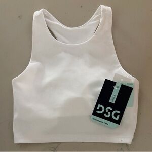 DSG girls 2x small shelf bra tank- nwt